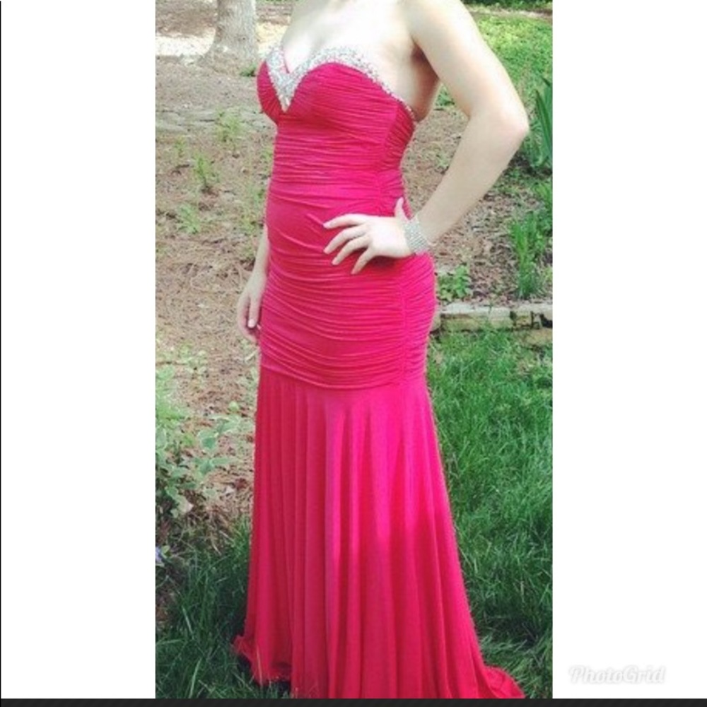Red size 12 prom dress
